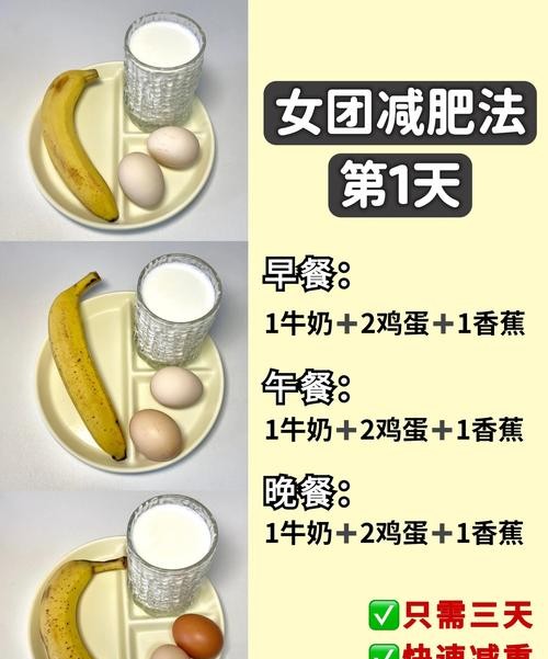 三天迅速减肥方法：轻松瘦身不反弹！