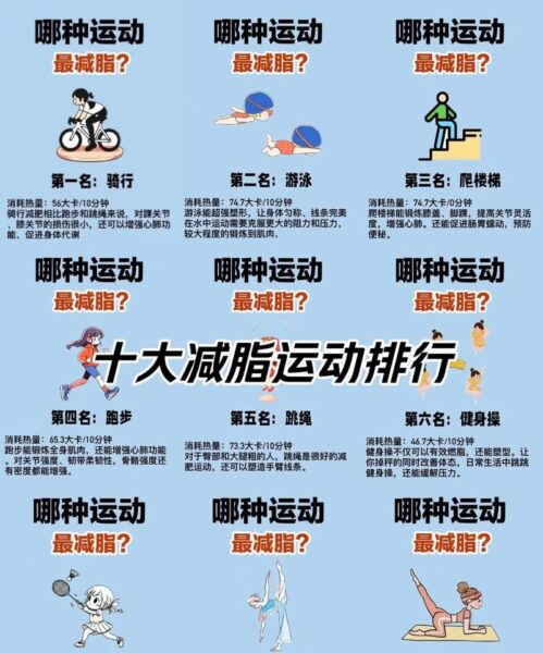 高效燃脂！有那些运动减肥方法让你轻松瘦身？