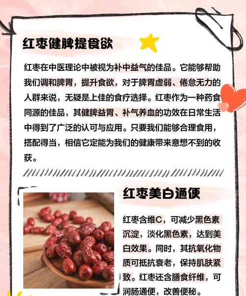 生枣的惊人功效与作用，让你健康又美丽！